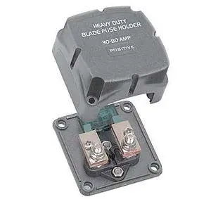 Heavy-Duty Blade Fuse Holder – Supports 30–80 Amp Fuses, High-Current Automotive & Industrial Use 1