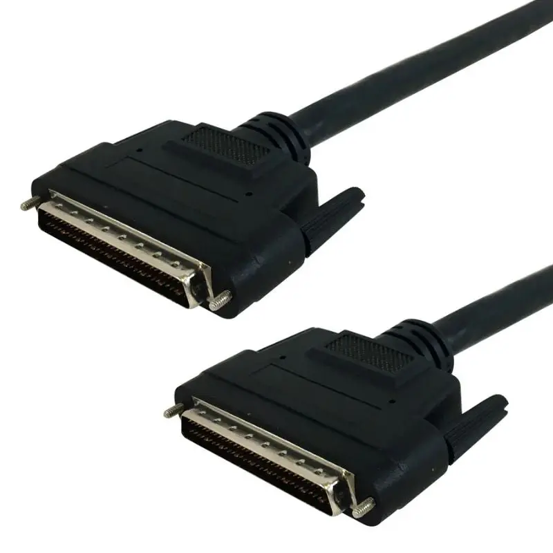 Hpd68 Scsi Cable – 3-Foot Lvd320 Dual-Shielded Black Cable, Male-To-Male (Clvd320-3Ts) 1