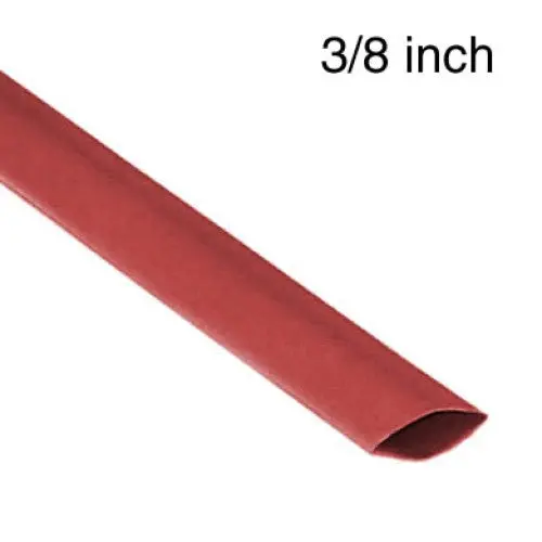 Hst Heat-Shrink Tubing – 3/8-Inch Diameter × 4-Foot Length, Red, 2:1 Shrink Ratio 1