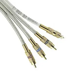 Hybrid Component Video + Fiber Optic Cable – 4M/4M (9-Foot) Dual-Mode 1