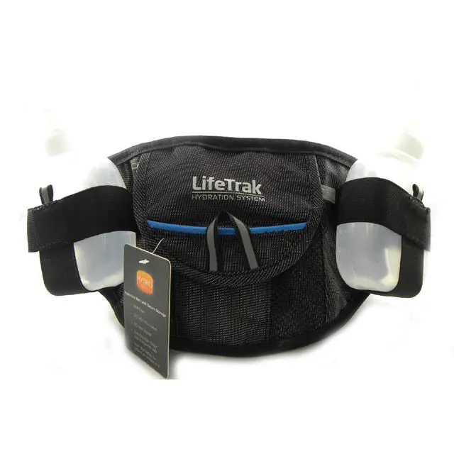 Hydration Running Belt – Dual 6 Oz Sport Bottles & Secure Storage 1