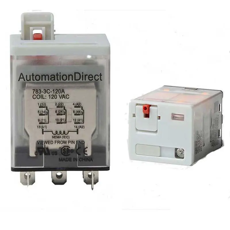 Ice Cube Control Relay – 3-Pole, 2-Throw, 15A, 120Vac Coil, 11-Pin Socket Mount (783-3C-120A) 1