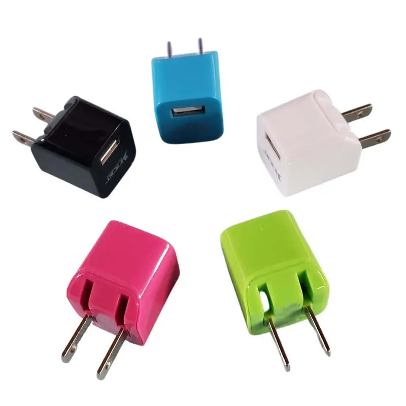 In.861 Multi-Color Usb Wall Charger – 5V Dc, 1A Output, Compact Plug-In Power Adapter 1