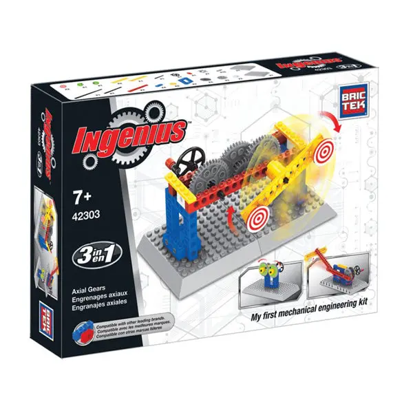 Ingenius Engineering Kit: Axles & Gears – Build 3 Models 1