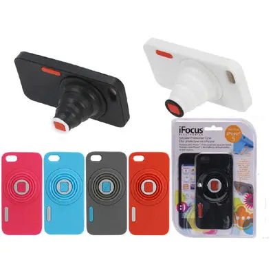 Iphone 5 Silicone Case With Built-In Retractable Stand – Multi-Color Options 1