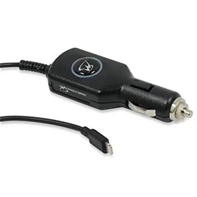 Iphone-Compatible Usb Car Charger – 8-Foot Coiled Cable, Smart Charging Circuitry 1