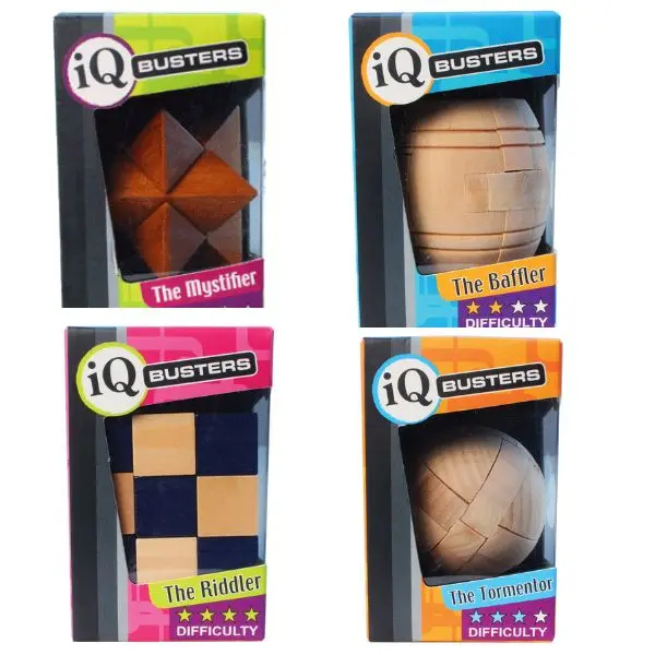 Iq Busters Assortment – Mystery Puzzle Kit With Bafflers And Riddles 1