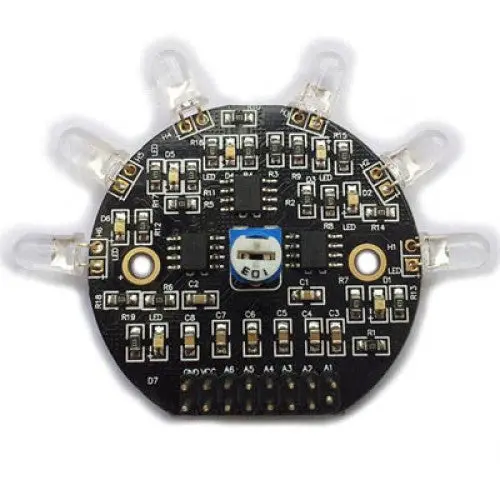 Ir Line Follower Module – Six-Sensor Array For Precision Path Tracking 1