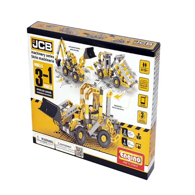 Jcb Backhoe Loader Construction Toy – 3-In-1 Transforming Model 1
