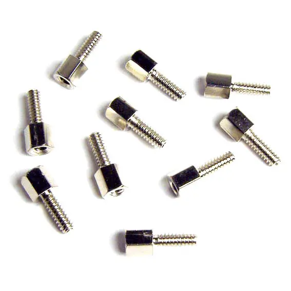 Js-440S-R – #4-40 Jackscrew For Db Connectors, Tin-Plated, 12Mm Length (10-Pack) 1
