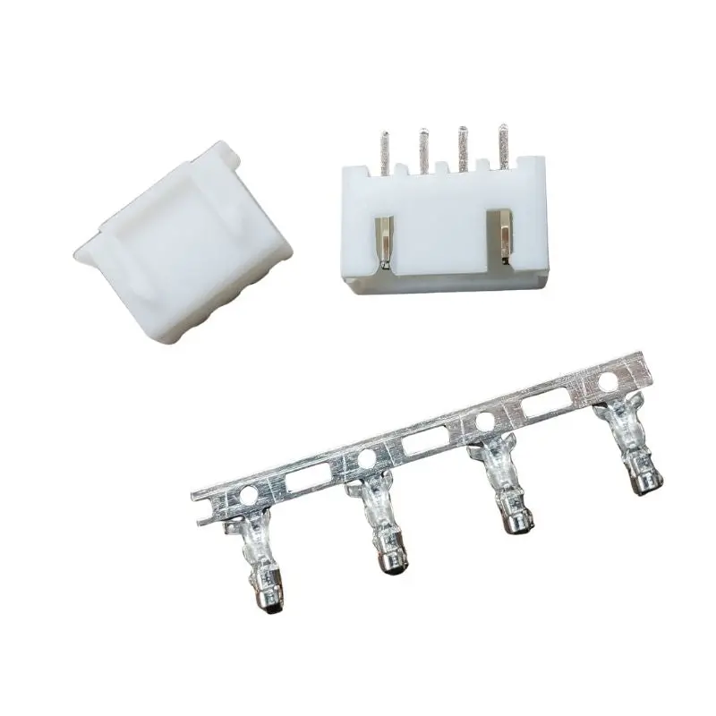 Jst Ph Series Connector Kit – 4-Pin, 2.54 Mm Pitch, Includes Solderable Header, Crimp Socket, And Pins (Conne-266042) 1