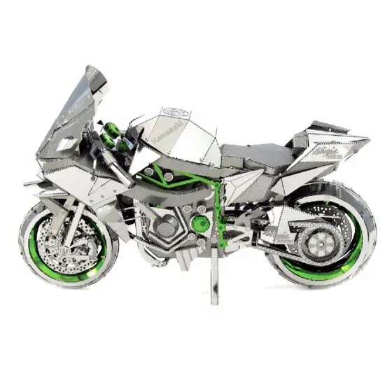 Kawasaki Ninja H2R 3D Metal Model Kit – High-Performance Motorcycle Replica 1
