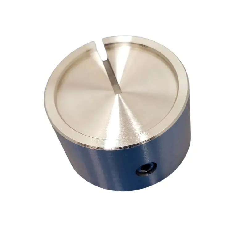 Khf-900G – 24Mm Screw-Type Metal Knob, Silver, 1/4" Shaft Compatible 1
