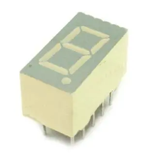 Kld-360Cr-1P Common-Cathode 7-Segment Led Display – Red, 9 Mm Height, 2.2 V Forward Voltage 1
