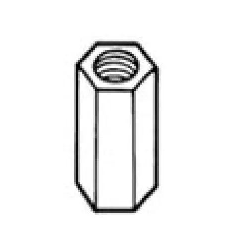 Krd-128-4 Quad-Pack Aluminum Hex Standoff – #6-32 Female-Female, 6.3 Mm Length 1