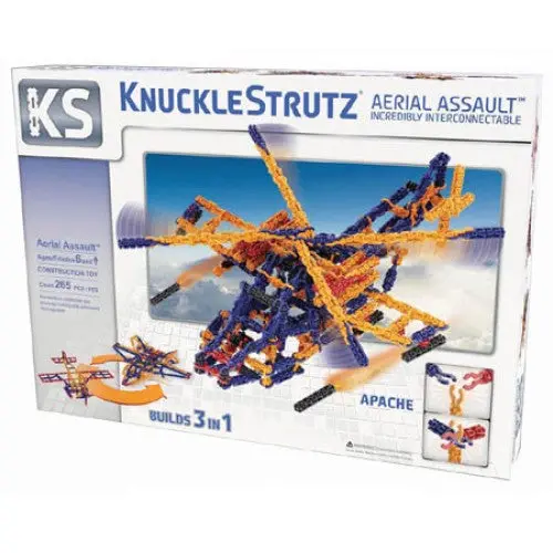 Ks Aerial Assault Building Set – 265-Piece Construction Kit For 3-In-1 Airplane Models 1