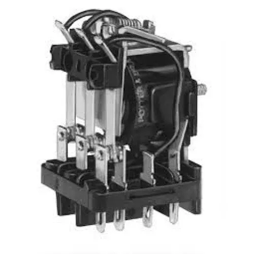 Kum-14D38-110 Plug-In Latching Relay: 3P2T, 15A, 110V Dc Coil, 277V Ac Load, Open Frame 1