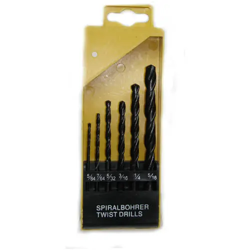 Kw 7517 Metal Drill Bit Set – 6-Piece Assorted Twist Drill Bits For Steel And Hard Materials 1