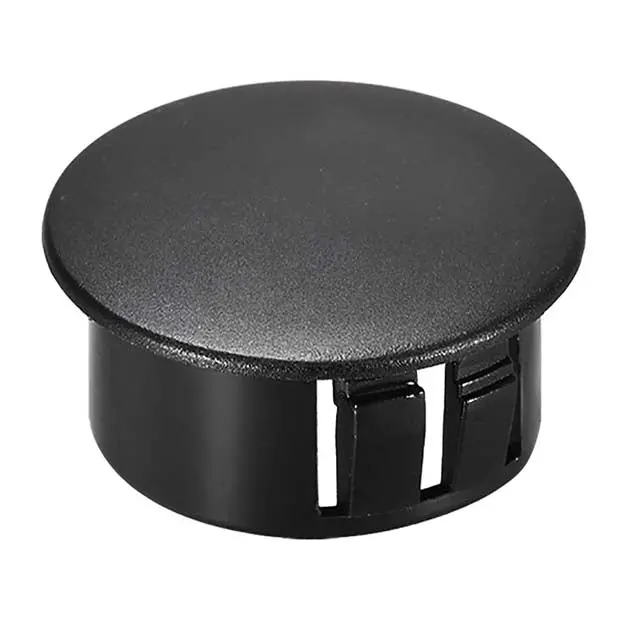 Kyh-1851-2 Black Plastic Snap-In Hole Plug – 10 Mm Diameter, 9.5 Mm Depth, 2-Pack 1