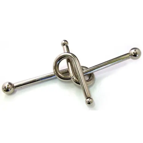 L00778 — Assorted Metal Bendable Mind Puzzle Collection 1