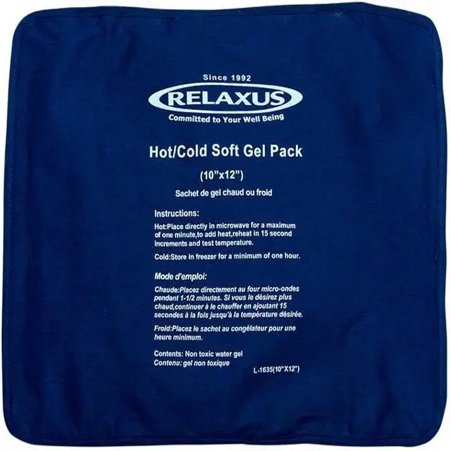 L1635 - Reusable Hot & Cold Therapy Gel Pack (10" × 12") 1