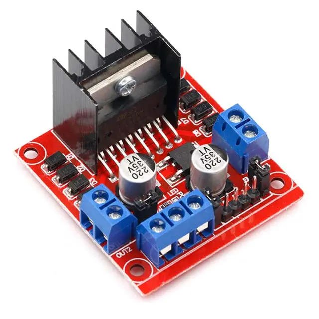 L298N Dual H-Bridge Motor Driver – 5V Logic, 5–35V Supply, 2A Per Channel 1