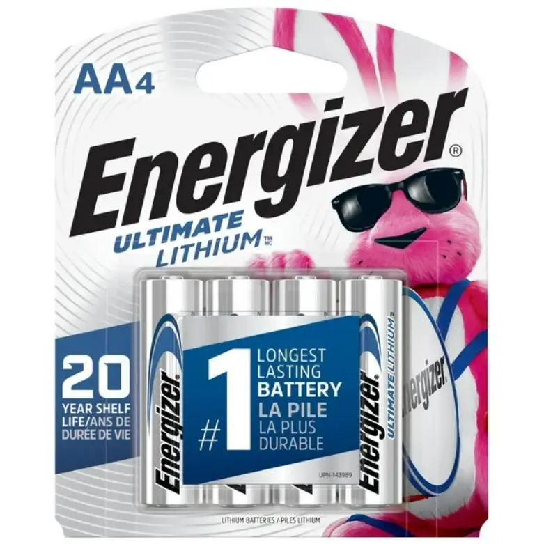 L91Sbp-4 Energizer Ultimate Lithium Aa Batteries – 3V, 3500Mah, Extreme-Temperature Performance (4-Pack) 1