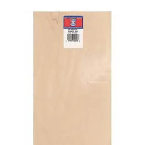 Large Craft Plywood Strip: 1/4" × 12" × 24" For Structural Model Building 1