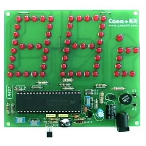 Large-Display Digital Thermometer – Pre-Assembled, High-Visibility Readout, Uk427 1