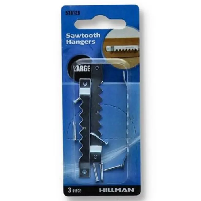 Large Sawtooth Picture Hanging Kit 1
