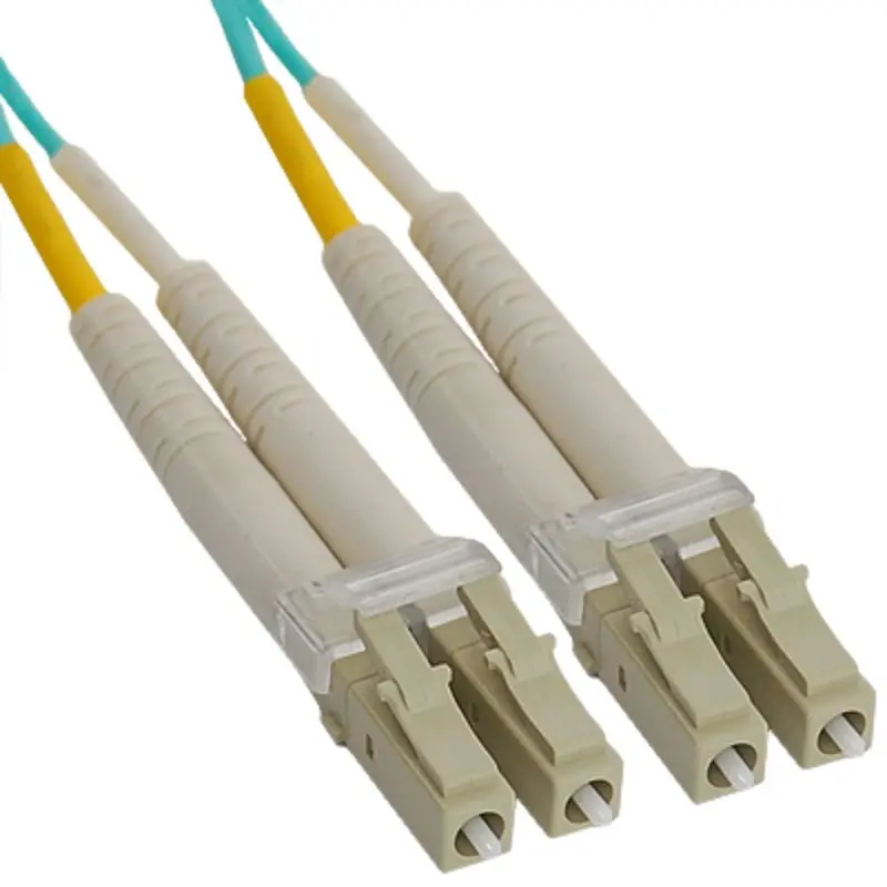 Lc-Lc Om3 Multimode Fiber Optic Patch Cord – 30M Duplex, 50/125Μm, Ofnr, Blue 1