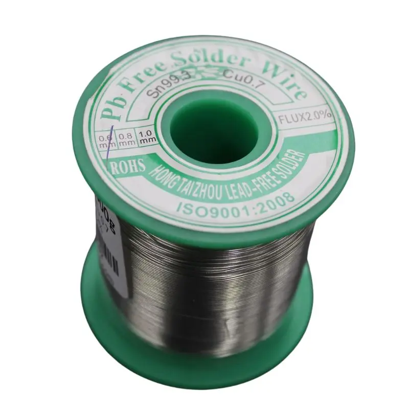 Lead-Free Solder Wire (Sn99.3/Cu0.7), 0.6Mm Diameter, 1Lb Spool With Rosin Core 1
