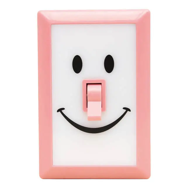 Led Night Light Switch – Cheerful Design With Six Warm Leds And Aaa Batteries Included 1