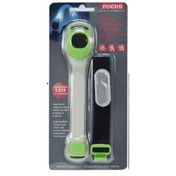 Led Reflective Arm Band – Assorted Colors, Includes Two Cr2032 Batteries 1