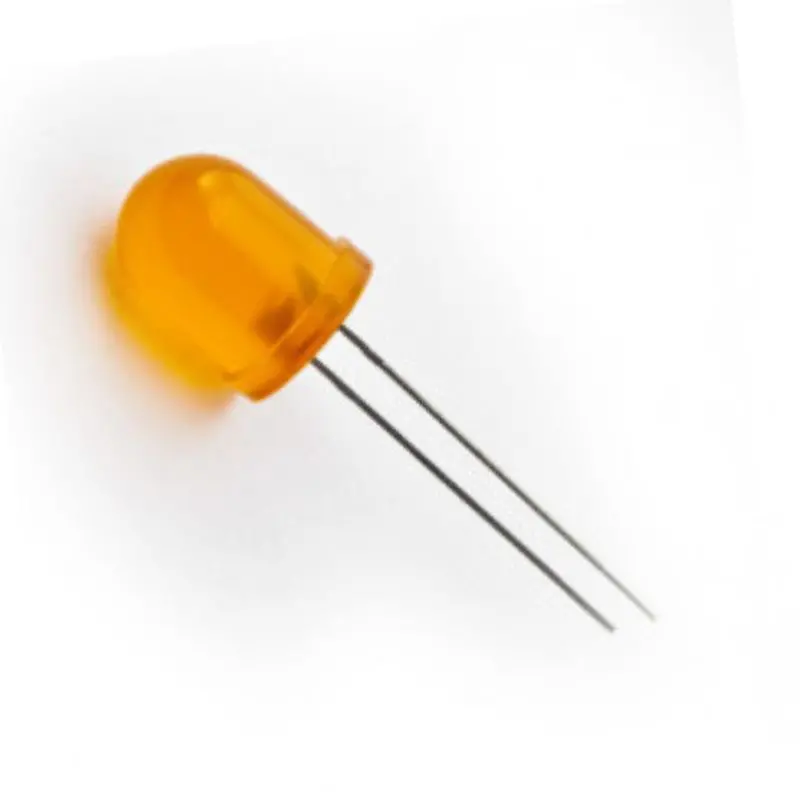 Ledgr-105030 Diffused Orange Led – 10Mm Lens, 1.9V, 10Ma (5-Pack) 1