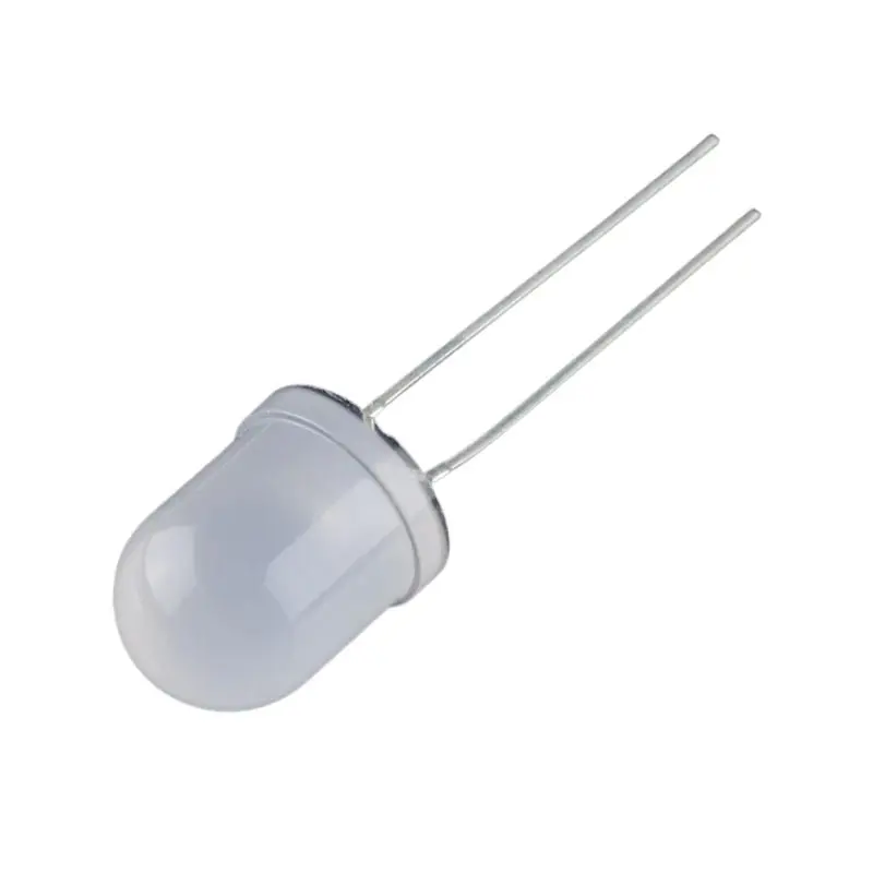 Ledgr-105090 Diffused White Led – 10Mm Lens, 3V, 20Ma (5-Pack) 1