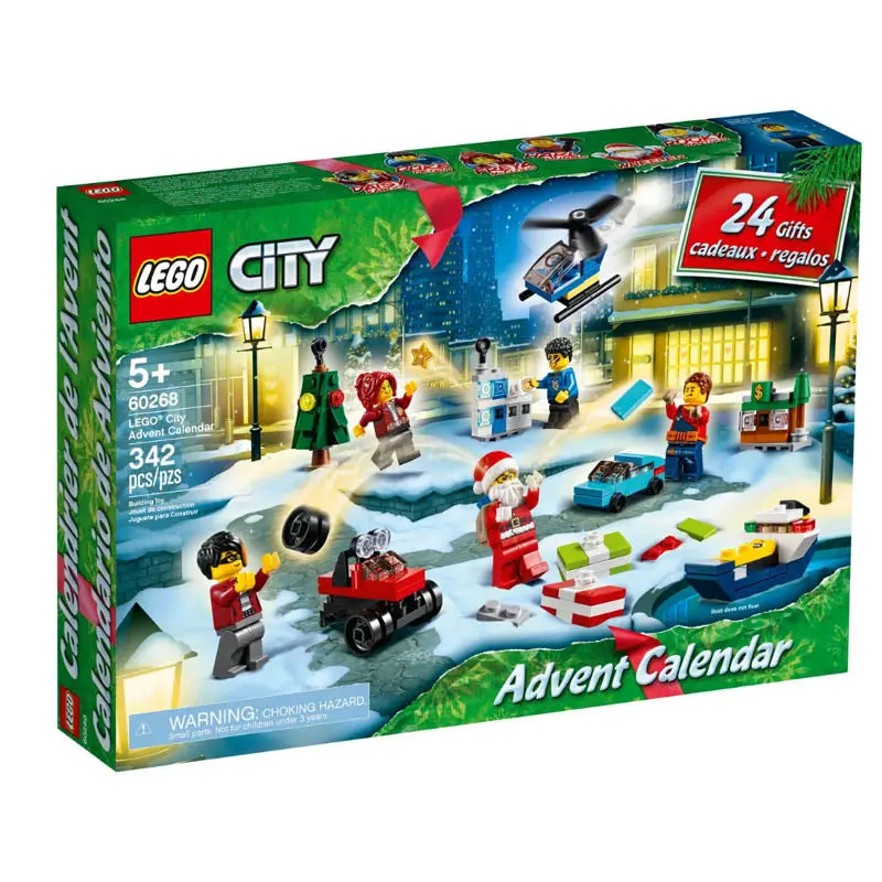 Lego City Advent Calendar – 342-Piece Holiday-Themed Building Kit 1