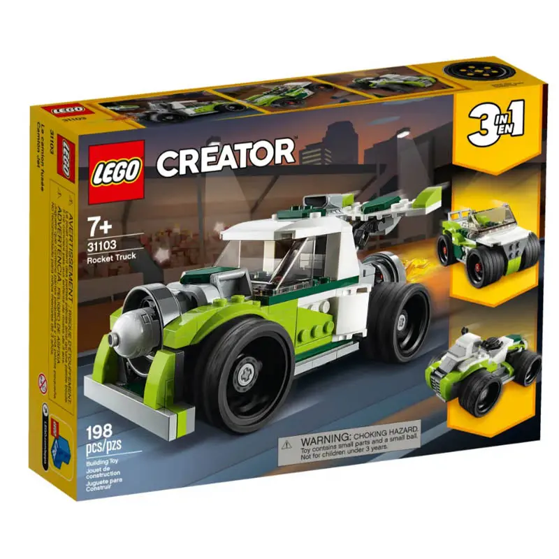 Lego Creator Rocket Truck – 198-Piece Futuristic Vehicle Building Set 1