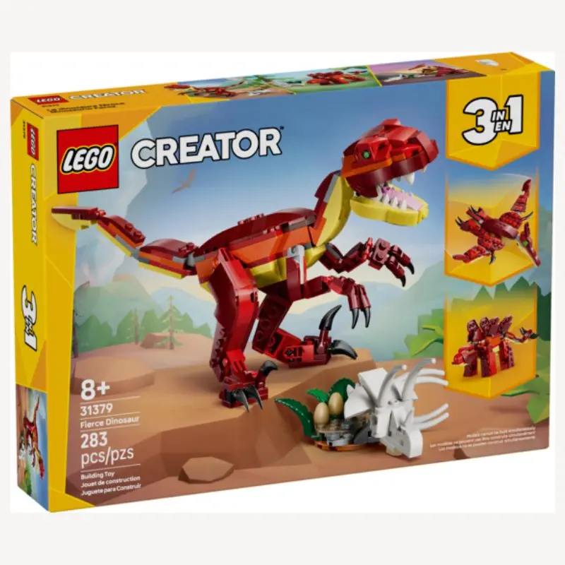 Lego Creator Set – Fierce Dinosaur Model With 283 Pieces (31379) 1