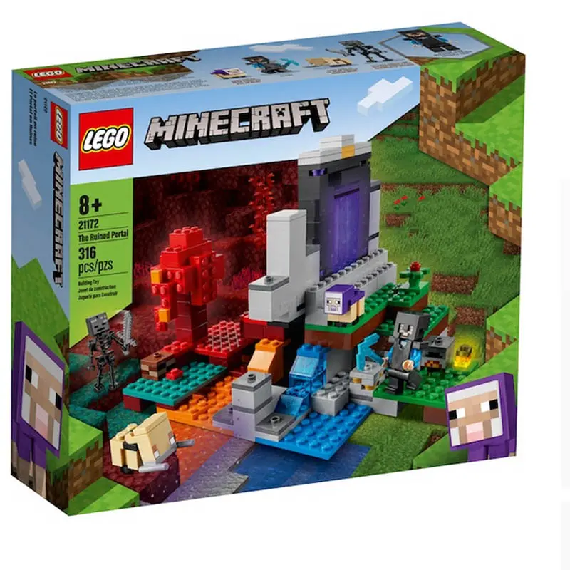 Lego Minecraft Set: The Ruined Portal – 316 Pieces 1