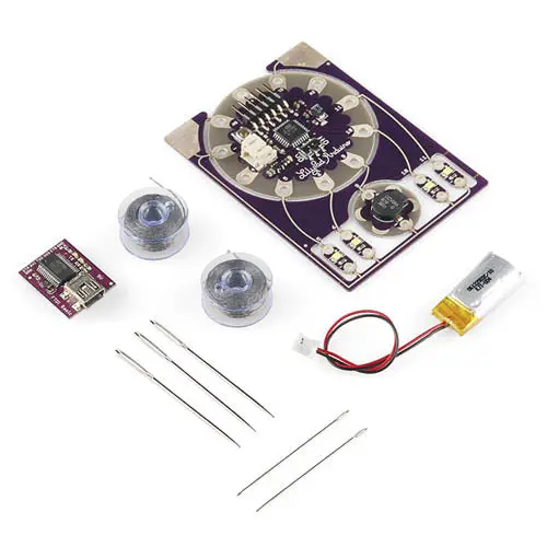 Lilypad Protosnap Development Board – Arduino-Compatible Wearable Electronics Platform 1