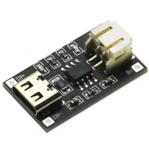 Lipo Battery Charger – 3.7 V, Usb-C Input, Jst Ph2.0 Output Connector 1