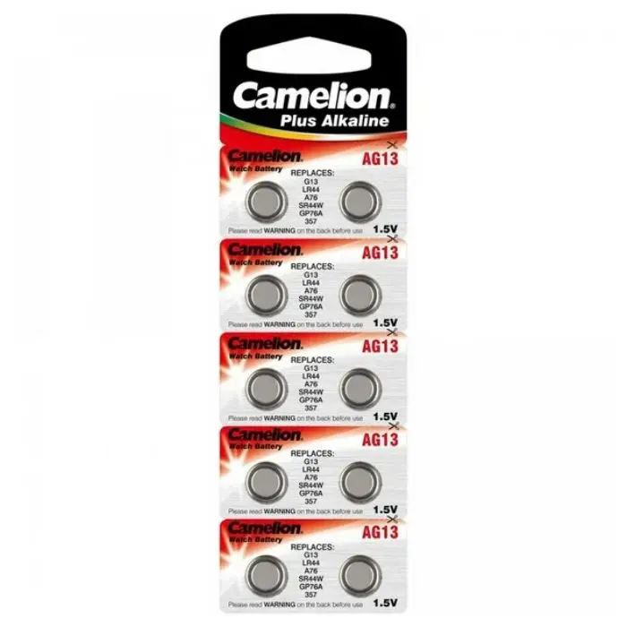 Lr44 Alkaline Button Cell Batteries – 1.5V Ag13 Replacement (10-Pack) 1