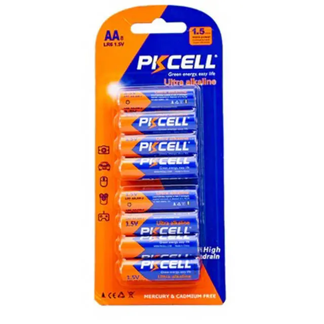 Lr6-8B – Pack Of 8 Alkaline Aa Batteries, 1.5 V Each 1