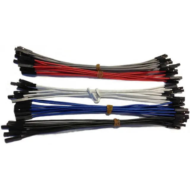 Ls-Ffpj-6 – Female-To-Female Jumper Wires, 22 Awg, 6-Inch Length (50-Pack In Red, Black, White, Grey, Blue) 1