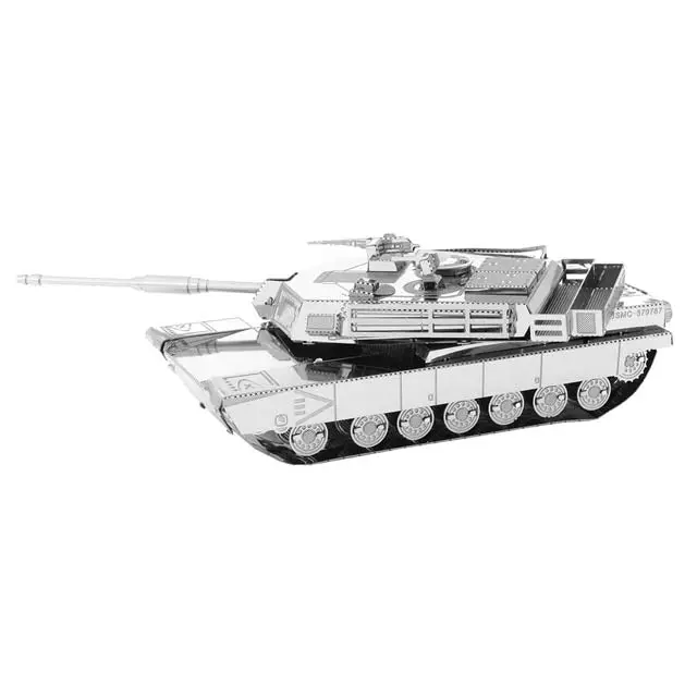 M1 Abrams Main Battle Tank – Two-Sheet Metal Earth 3D Model Kit 1