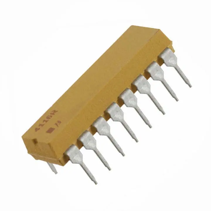 Mdp1601-332G – 16-Pin Bussed Dip Resistor Network, 15 × 3.3 Kω, 2% Precision, 2-Pack 1