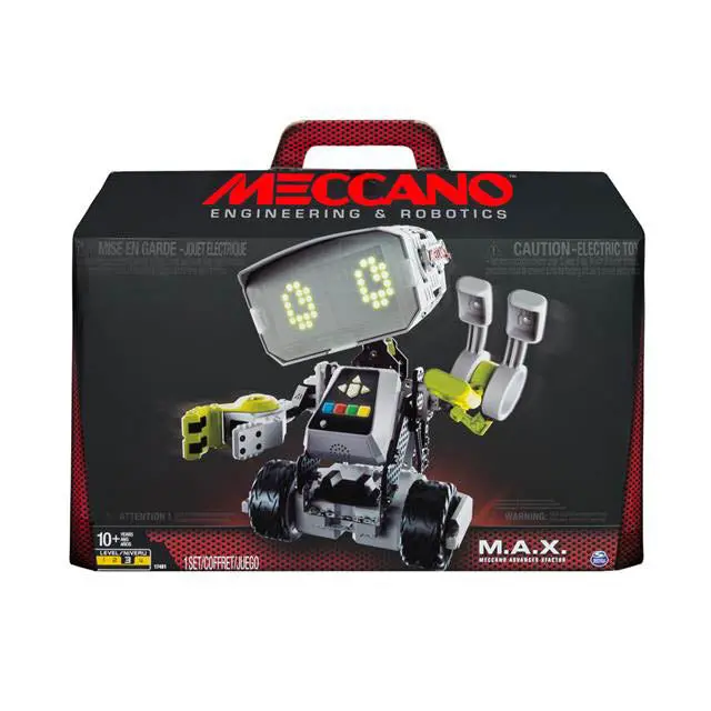 Meccano Max Programmable Robot Building Set – Advanced Stem Construction Kit 1