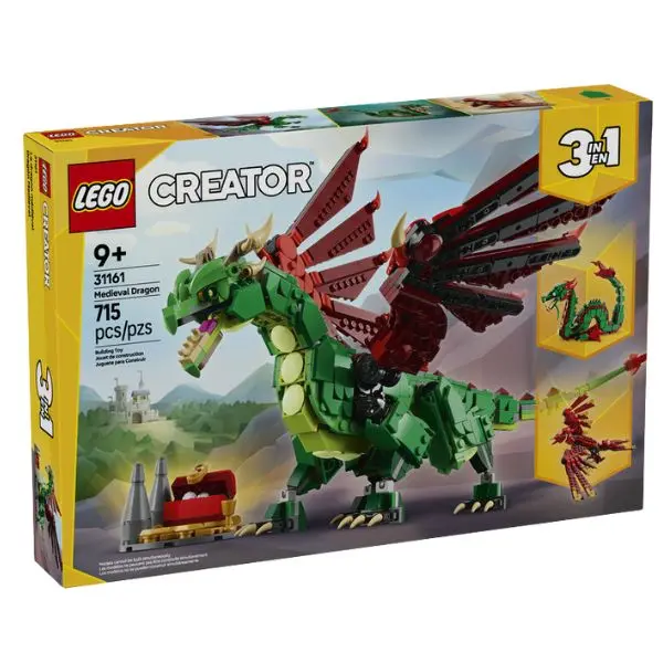 Medieval Dragon Building Set – 715-Piece Creative Model Kit For Enthusiasts 1