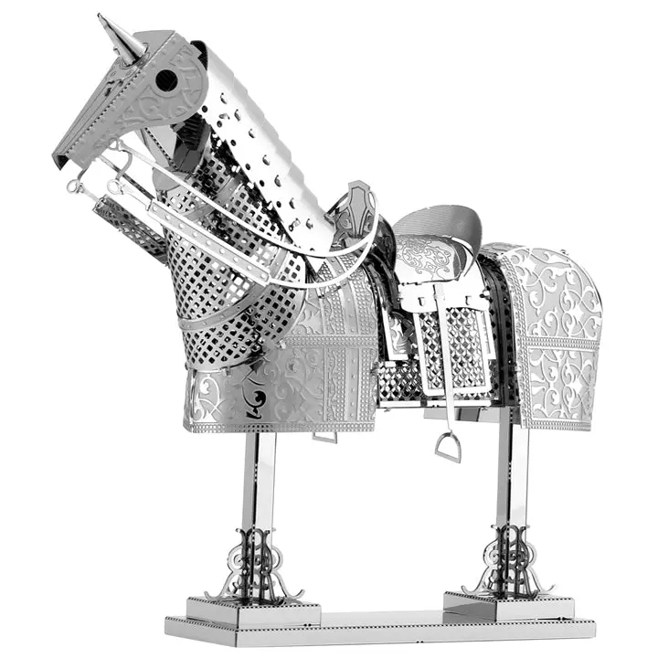 Medieval Horse Armor – 3D Laser-Cut Equestrian Steel Model 1